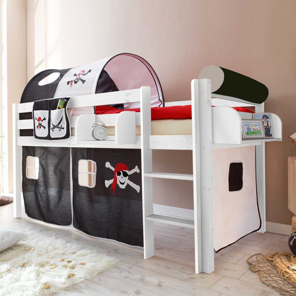 Kinderhochbett Badetta im Piraten Design