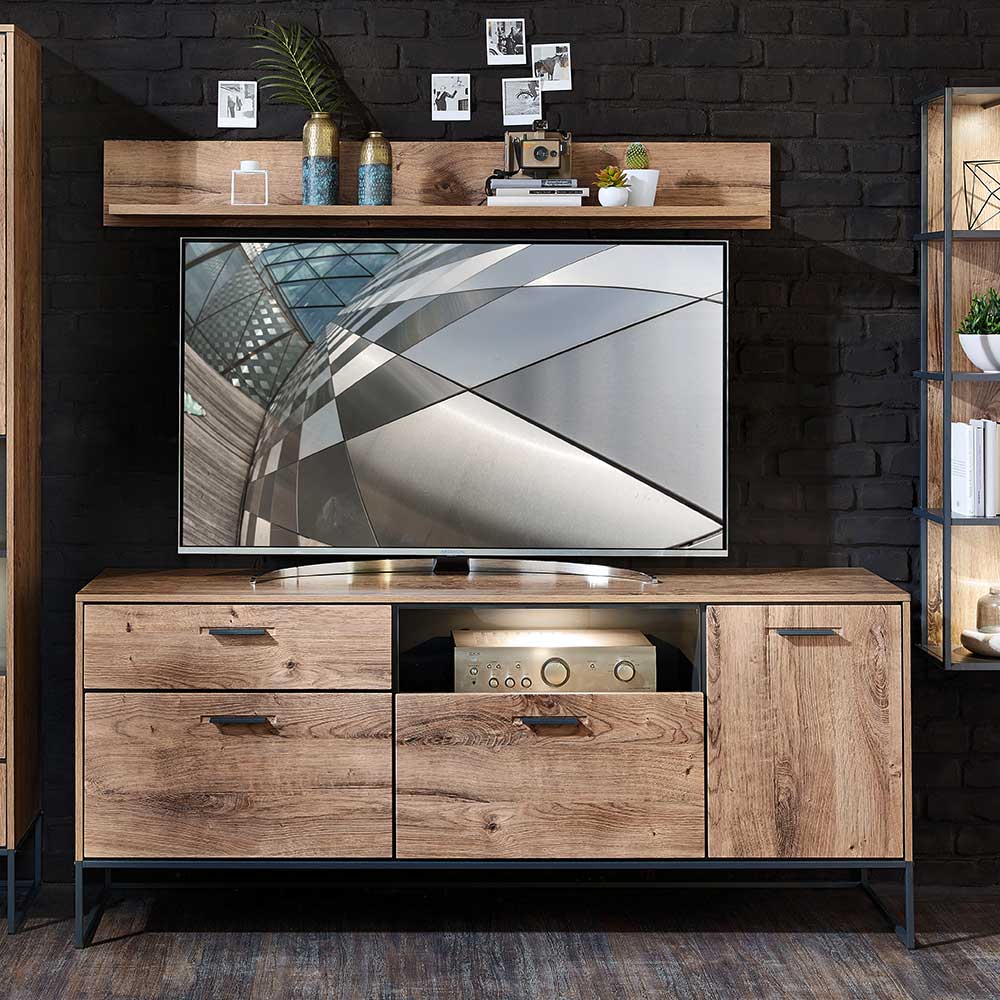 175x75x48 cm Wohnzimmer Sideboard in Holzoptik - Xindus