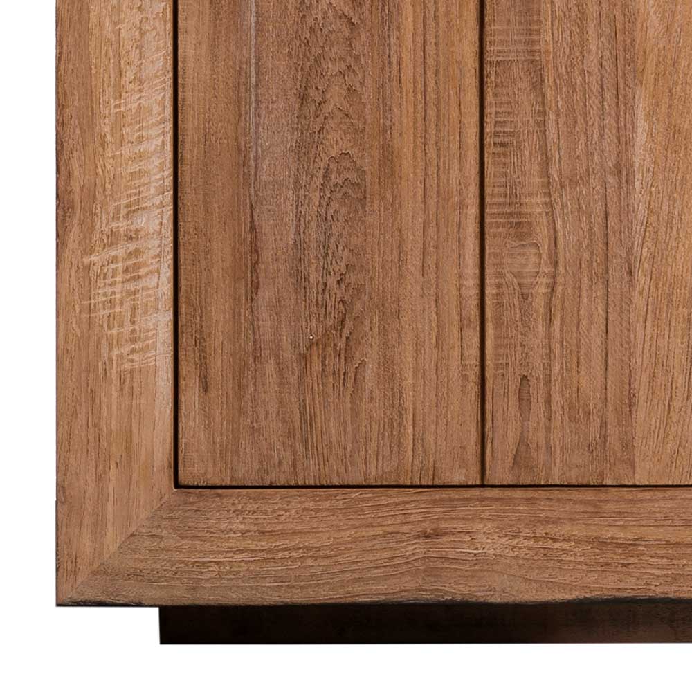 3-türiges Sideboard aus Teak Massivholz - Myons