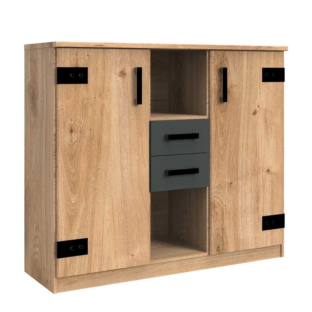 124x105x41 Schrank im Industry & Loft Style - Uletria