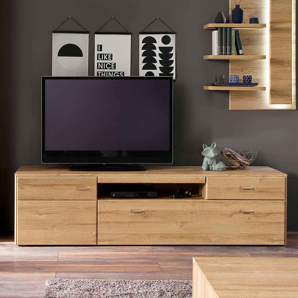 205cm langes TV Board in Wildeiche - Iniena