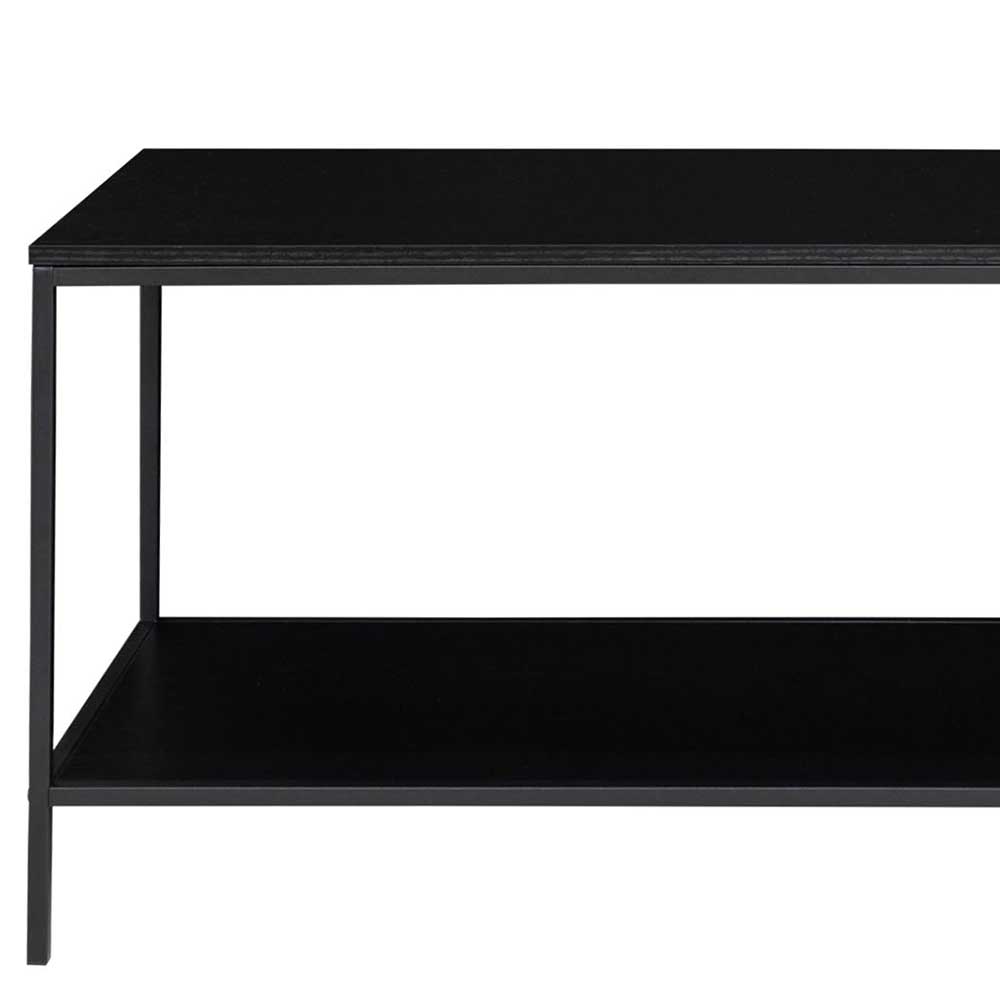 100x45x36 cm Regal TV Tisch in Schwarz - Mapsy