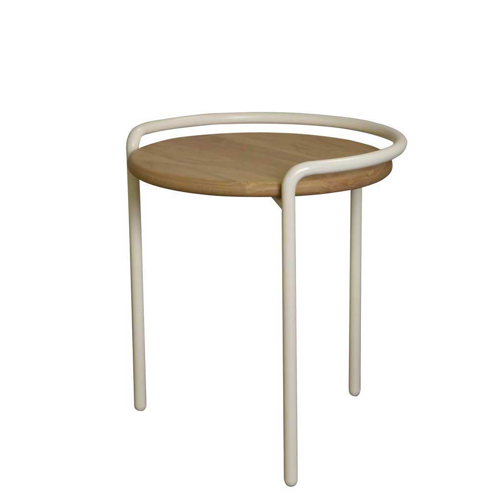 Design Schreibtisch & Hocker in Weiß - Fiolpedo (zweiteilig)