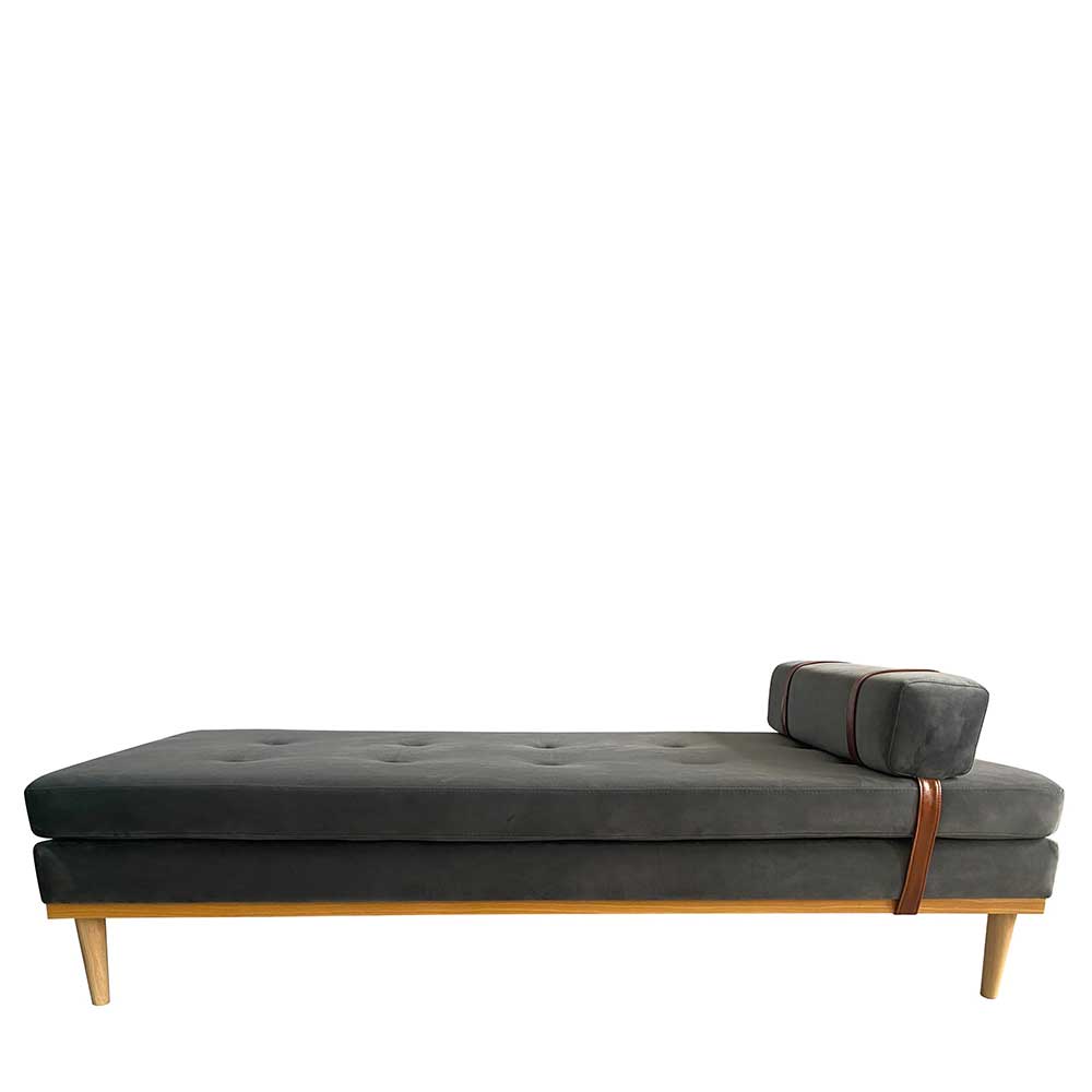 Retrostyle Liege Daybed in Grau Samt - Fiorentina