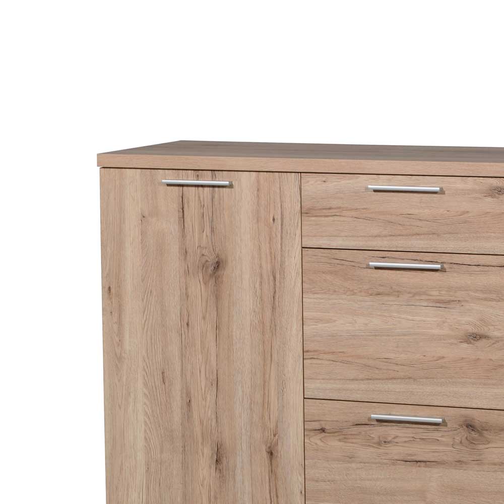 Wohnzimmer Sideboard Endrew in Eiche Sanremo