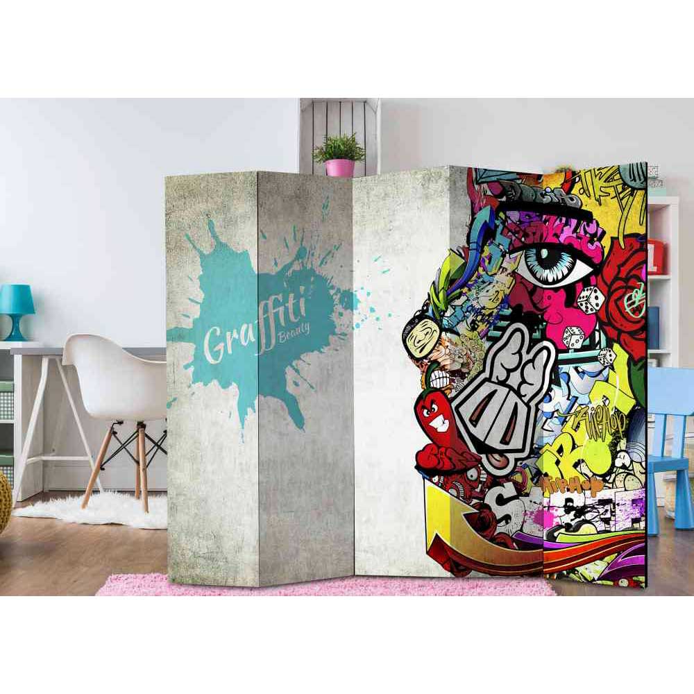 Kunst Paravent Graffiti Druck - Finore