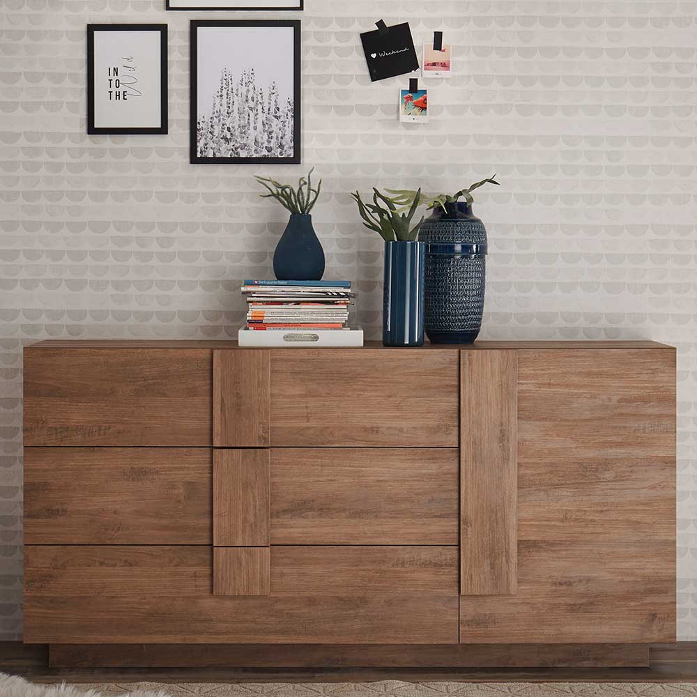 181x90x44 Sideboard mit sechs Schubladen & Tür - Basento