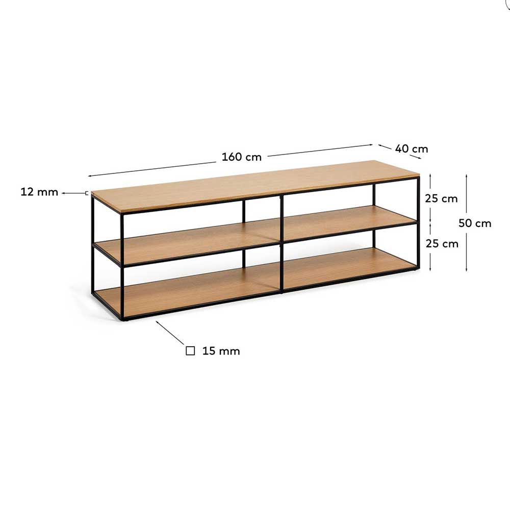 160x50x40 Modernes Regal für Fernseher - Bosso