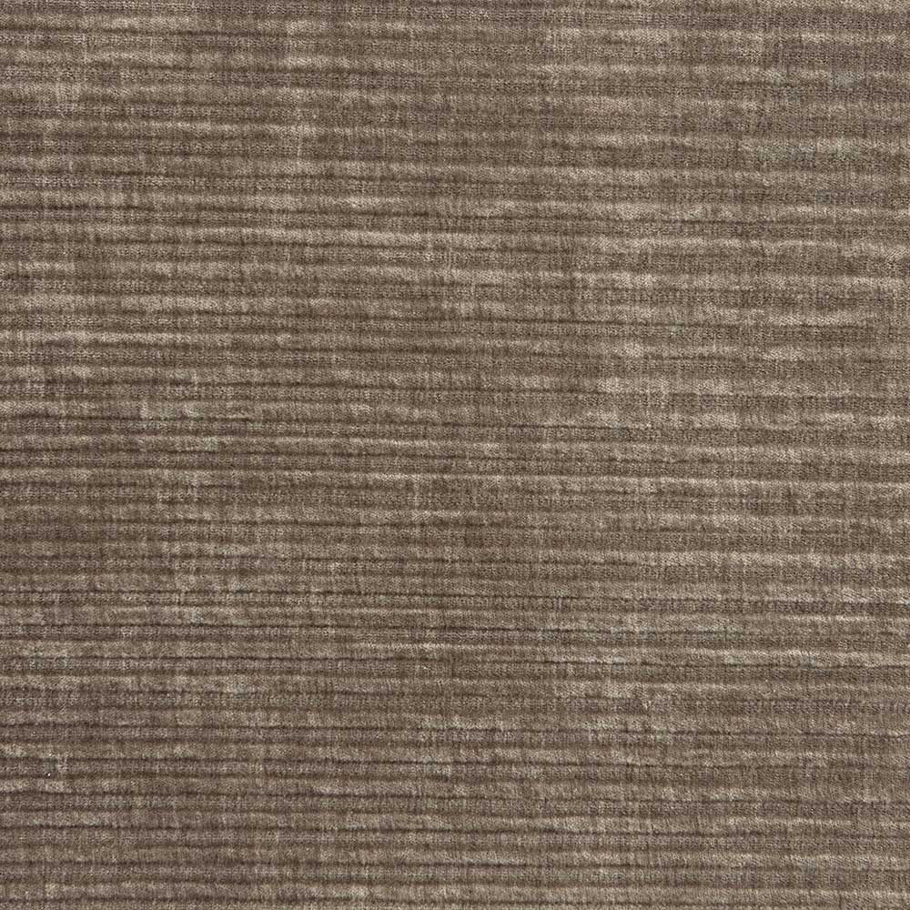 Wohnzimmer Hocker in Taupe Strukturstoff - Jemain