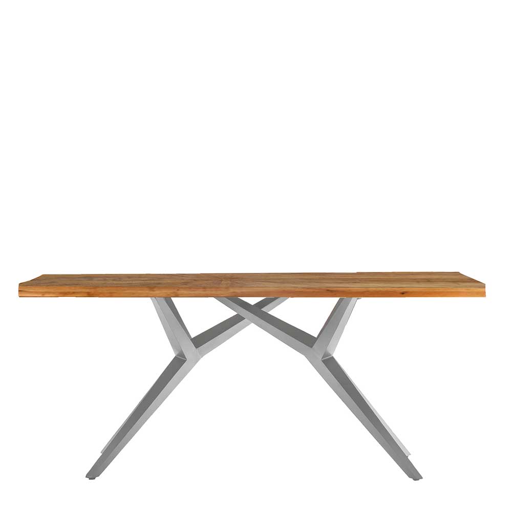 Design Esstisch aus Recyclingholz Teak - Cemido