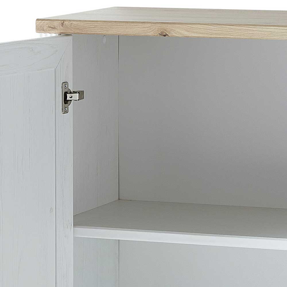 86x127x38 Doppeltür Ordnerschrank im Landhausstil - Mehady