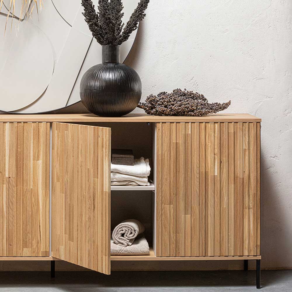 2m breites Sideboard mit vier Türen - Banyo