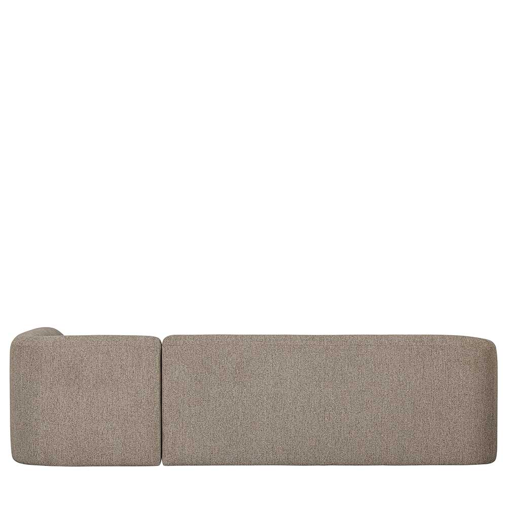 Chenille Sofaecke in Beige - Jaturna