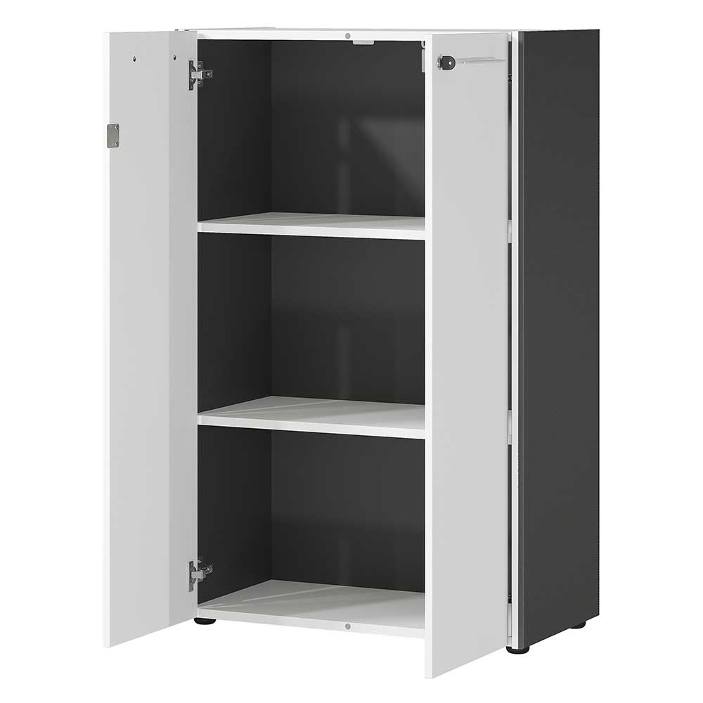 75x120x40 Doppeltür Aktenschrank abschließbar - Secrema