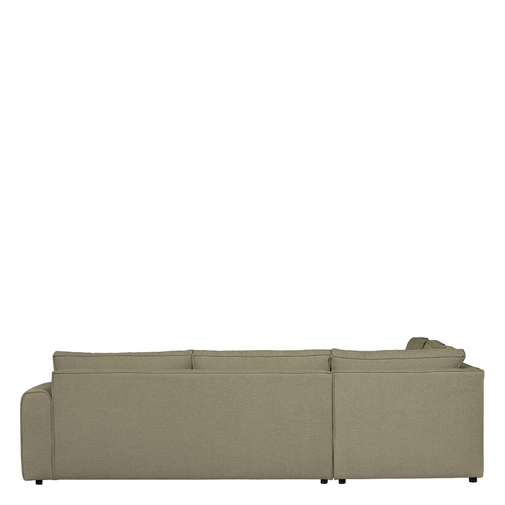 Dreisitzer L-Sofa in Graugrün - Matthew