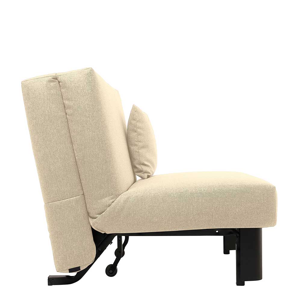 Schlafcouch in Beige und Schwarz - Setubal