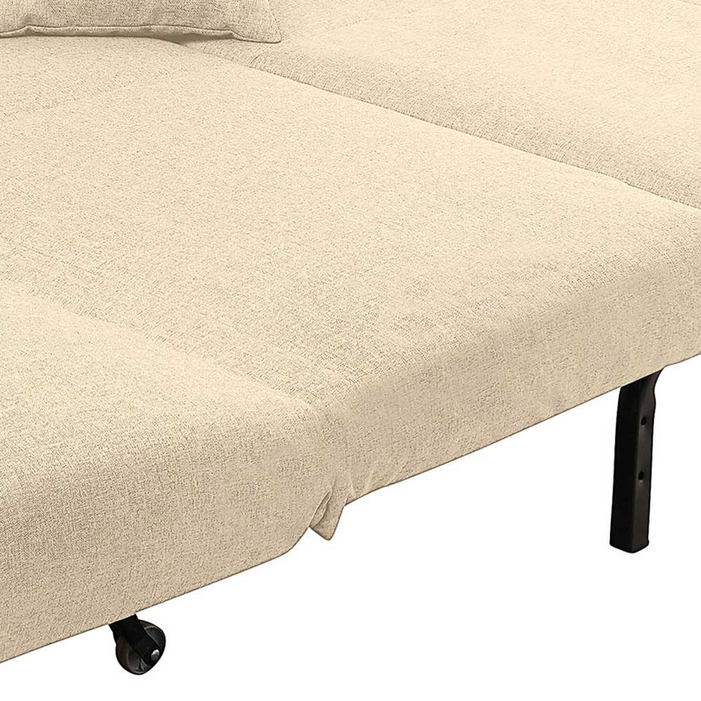 Schlafcouch in Beige und Schwarz - Setubal