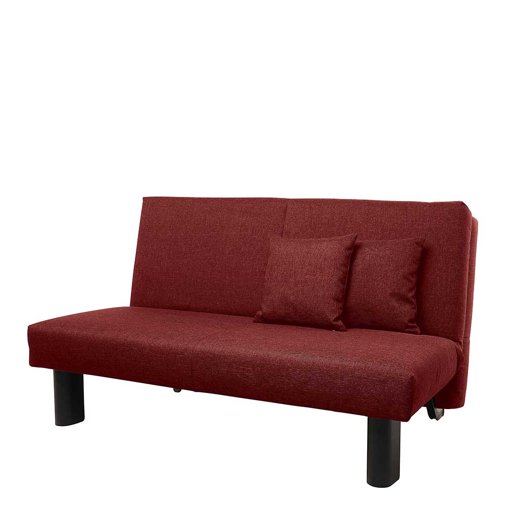 Schlafsofa in Rot Stoffbezug - Surci