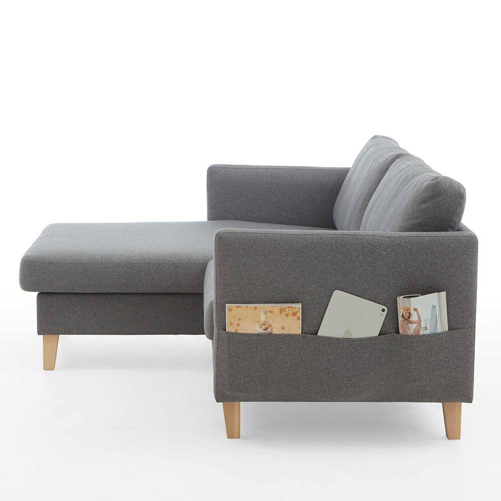 Zweisitzer Ecksofa im Skandi Design - Zierra