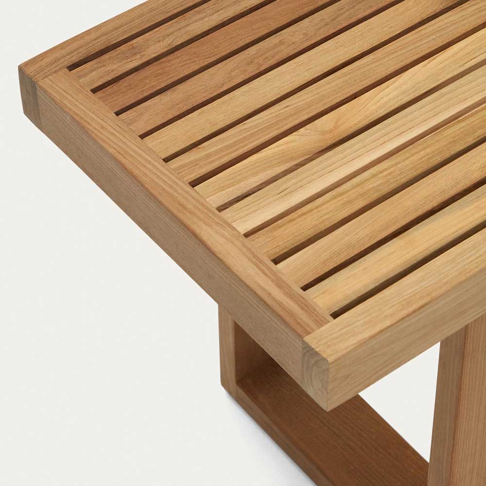 Design Gartenbank aus Teak Recyclingholz - Torina