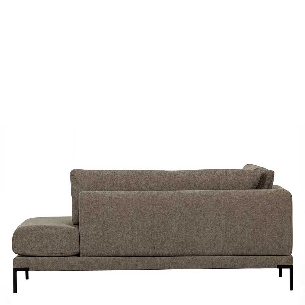 Sofa aus Modulen in Taupe Stoff - Birte