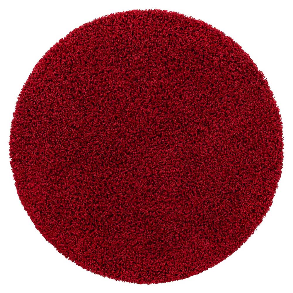 Roter Teppich in Rund 120cm oder 150cm - Vrella