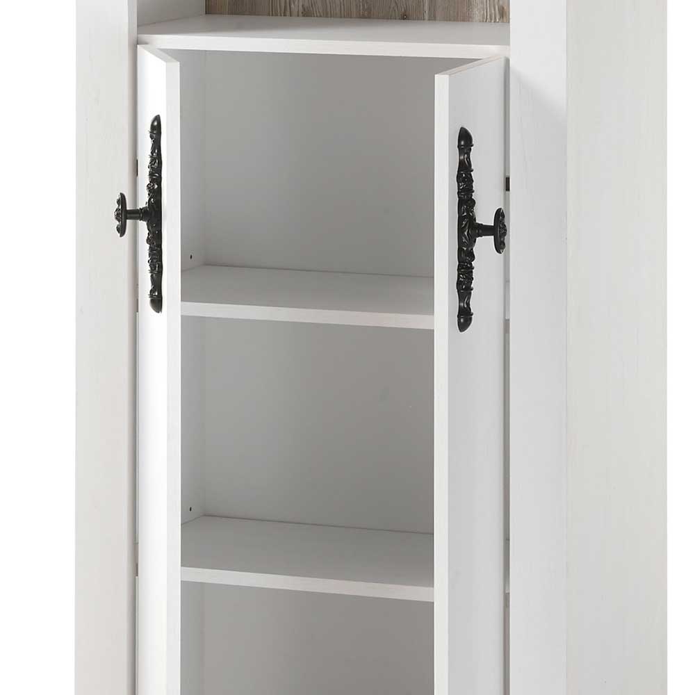 Country Style Badschrank 200 cm hoch - Doules