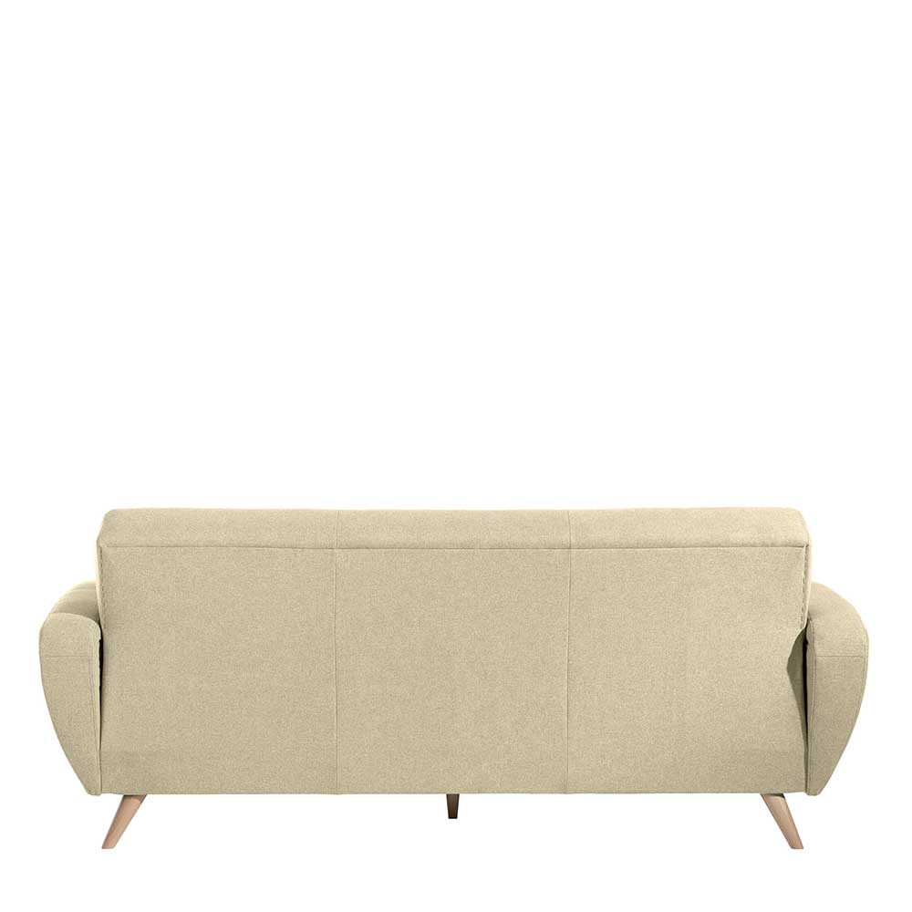 Bettcouch in Beige Microfaser - Vilarila