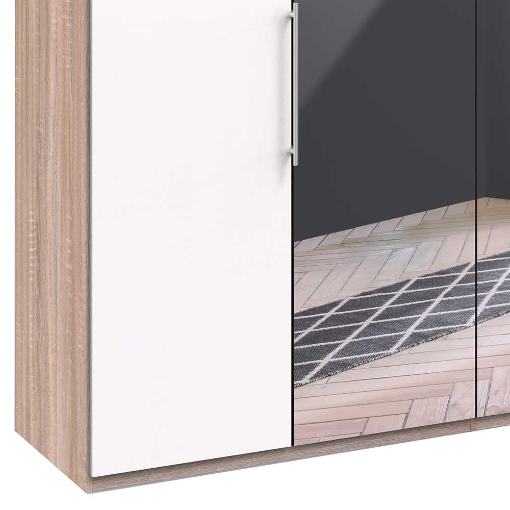 3-türiger Falttüren-Kleiderschrank 300 cm - Vaclyn