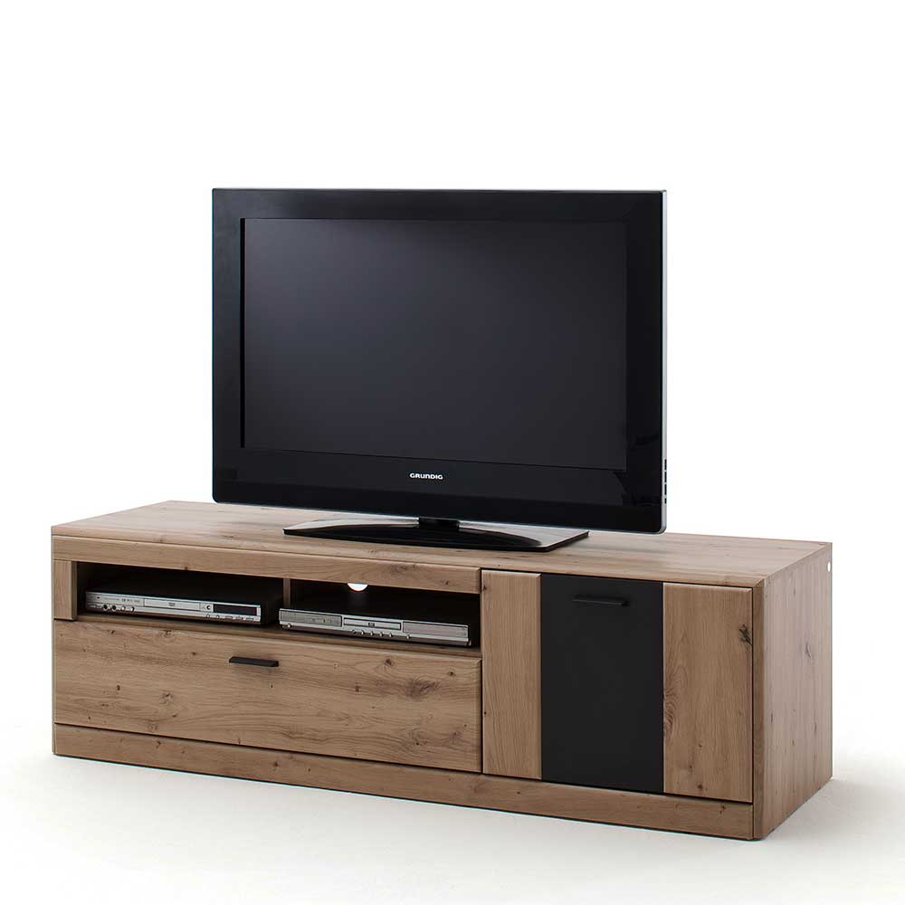 Elegante TV Bank in Eiche & Grau - Larinca