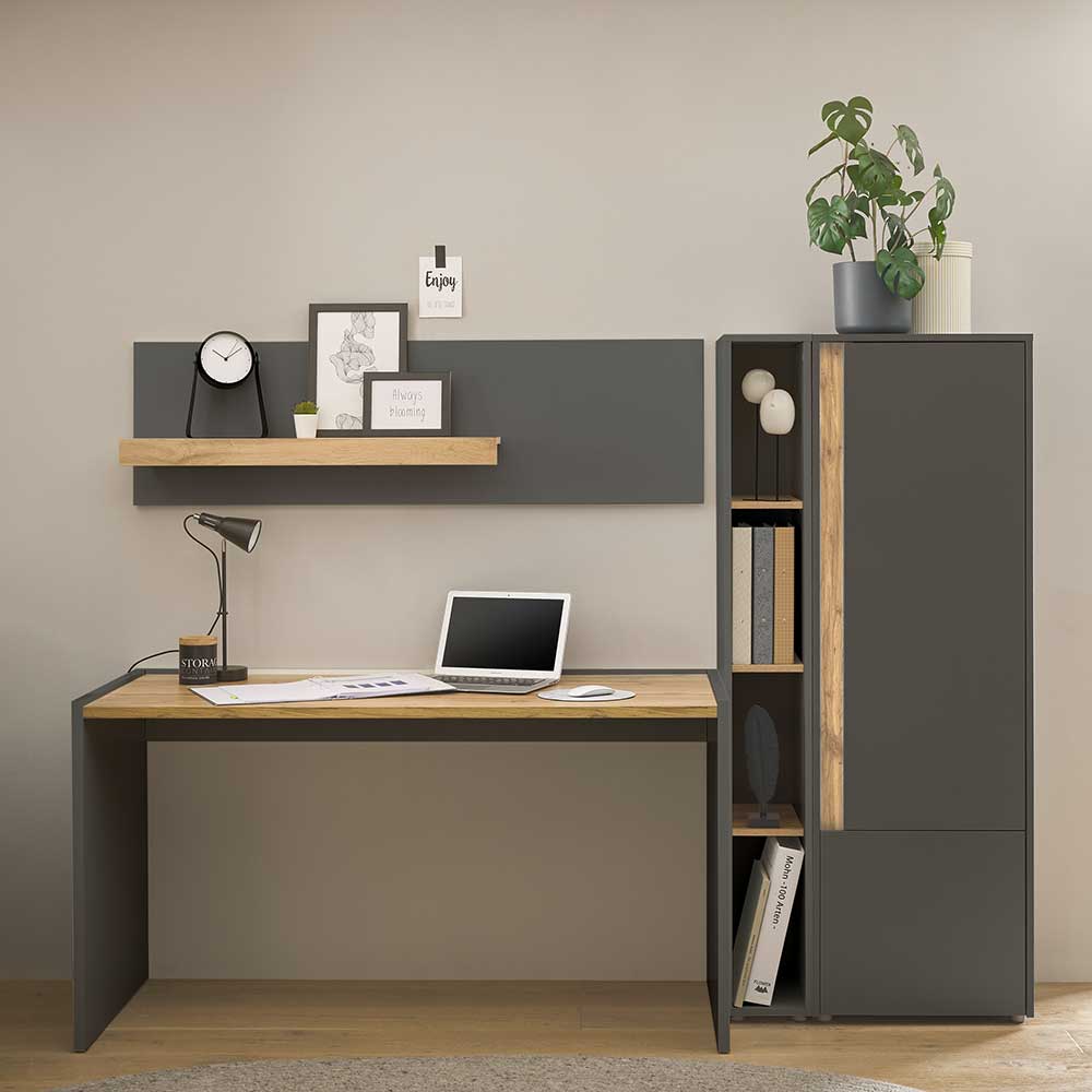 Moderne Home Office Möbel Set - Ahilav (vierteilig)