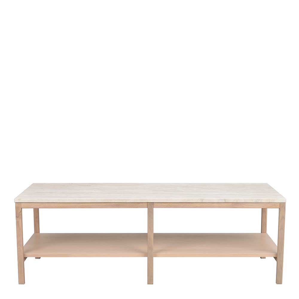 Travertin Couchtisch 140x45x60 cm - Brectan