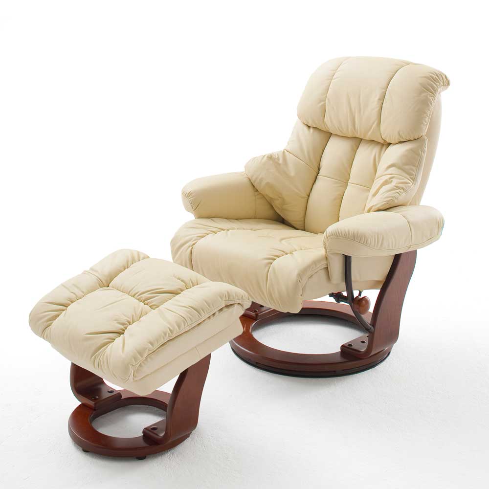 Relaxsessel Abigail in Beige (zweiteilig)