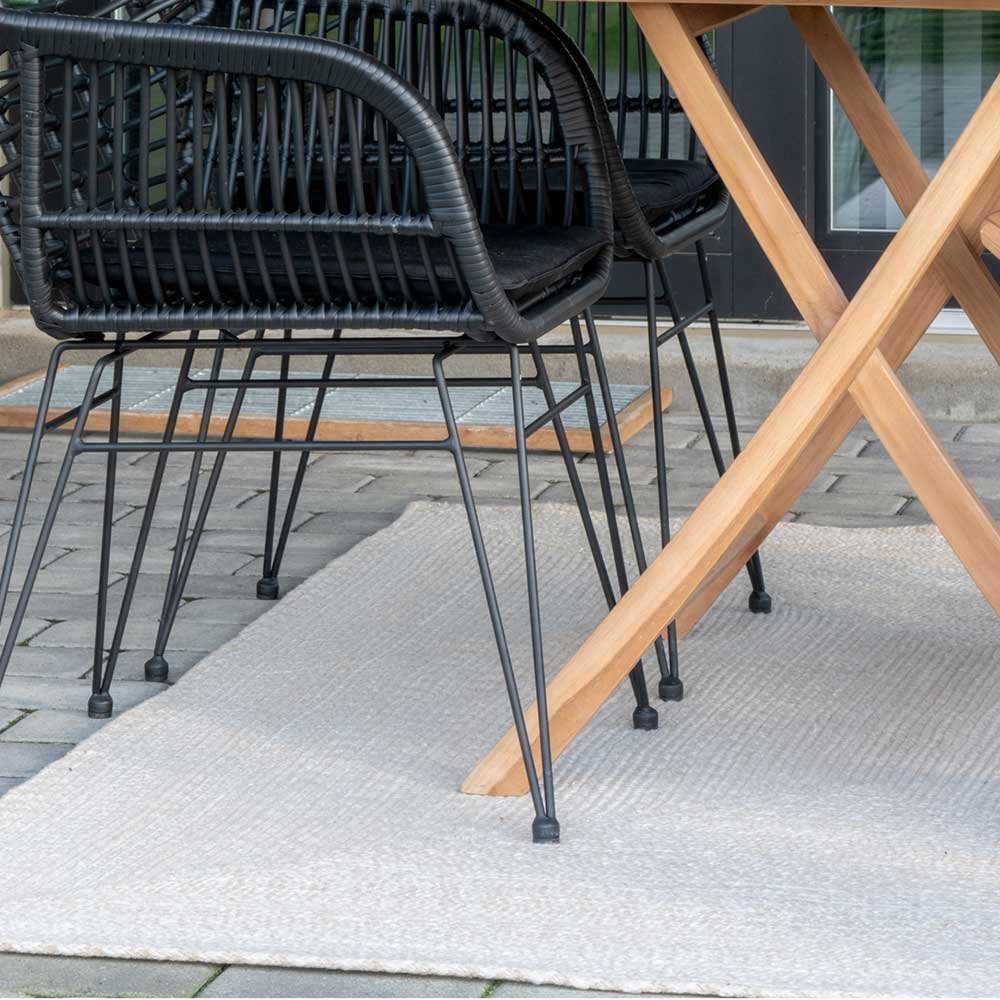 Outdoor Teppich in Creme - 140x200 cm - Seyonda