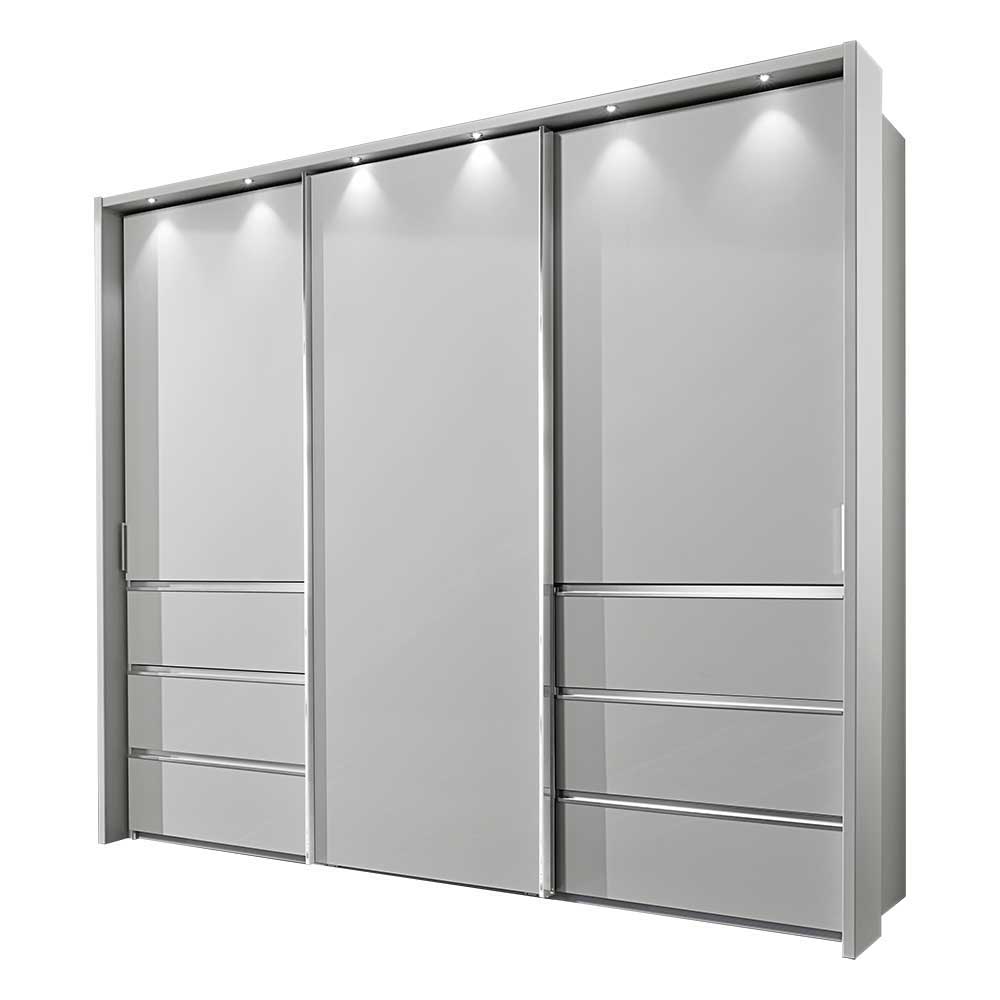 3-türiger Schwebetüren Schrank 260cm breit - Kanella