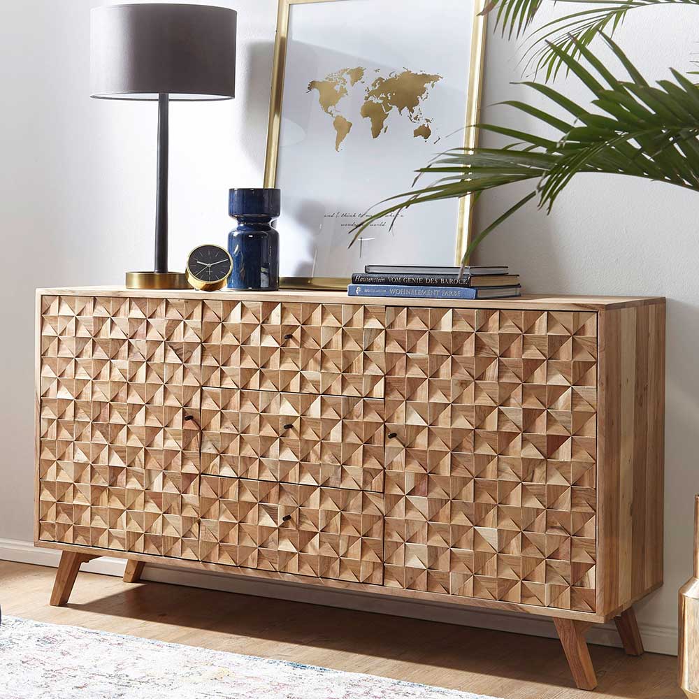 Markantes Design-Sideboard aus Akazie - Seytran