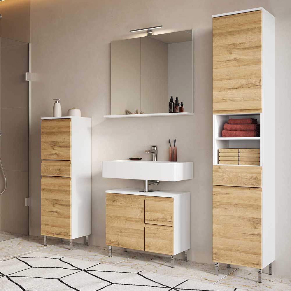 Badezimmer Set modern - Aspariavo (vierteilig)