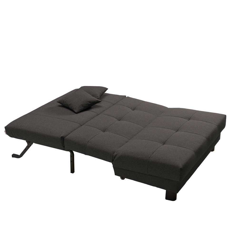 Dunkelgraues Faltsofa aus Velours - Jacksons