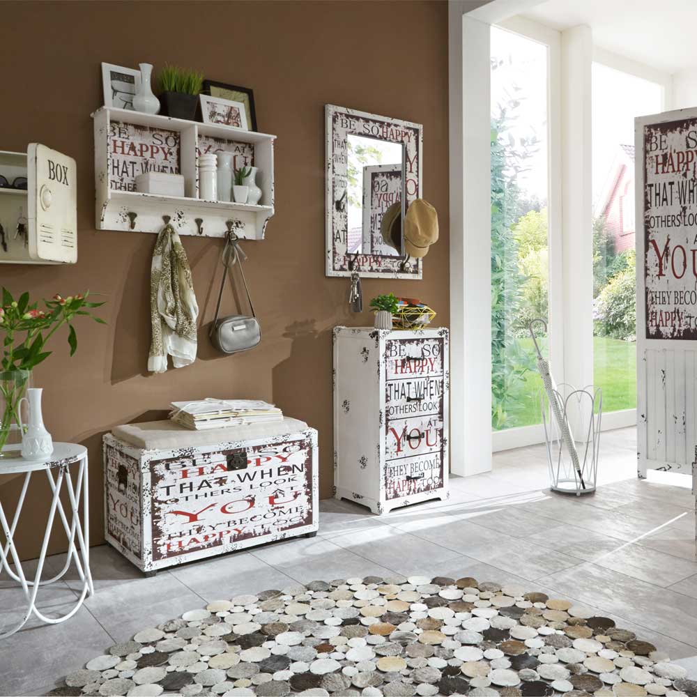 Wandgarderobe Esther im Shabby Chic Look