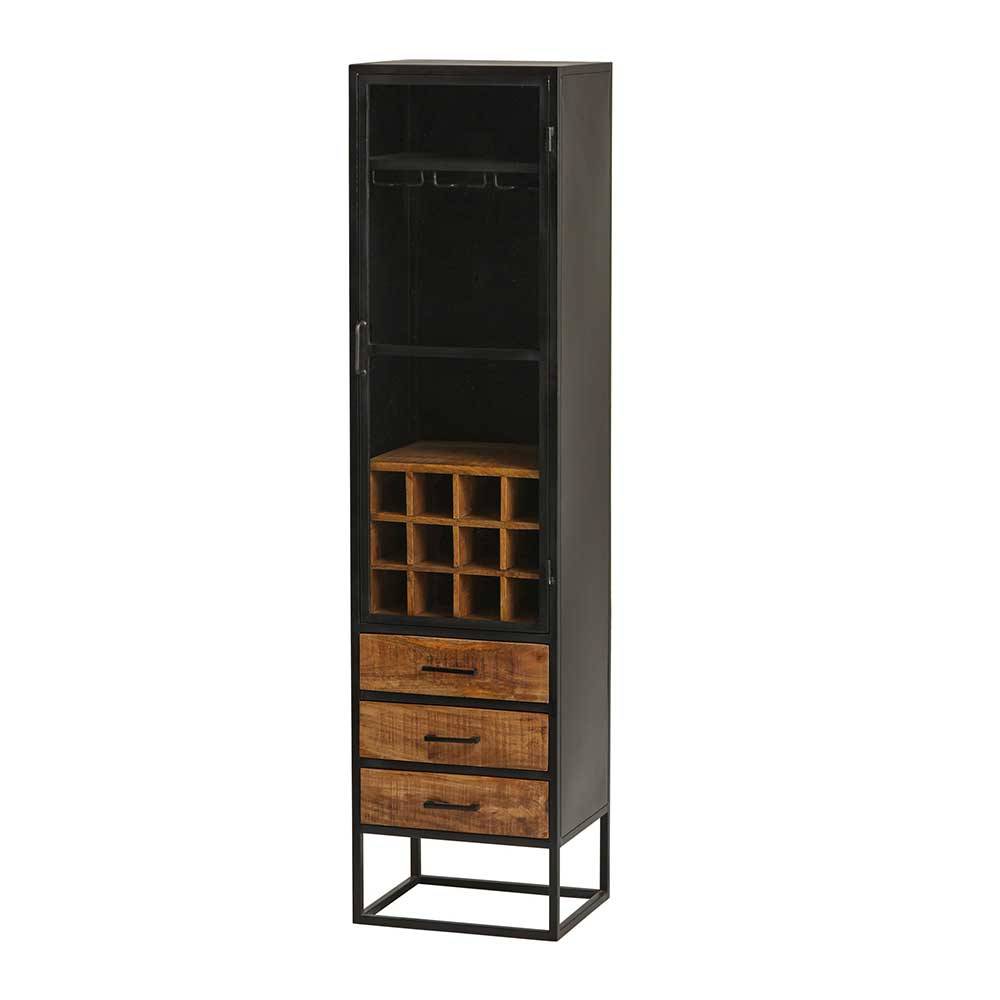 Barschrank Weinschrank im Industry & Loft Stil - Berty