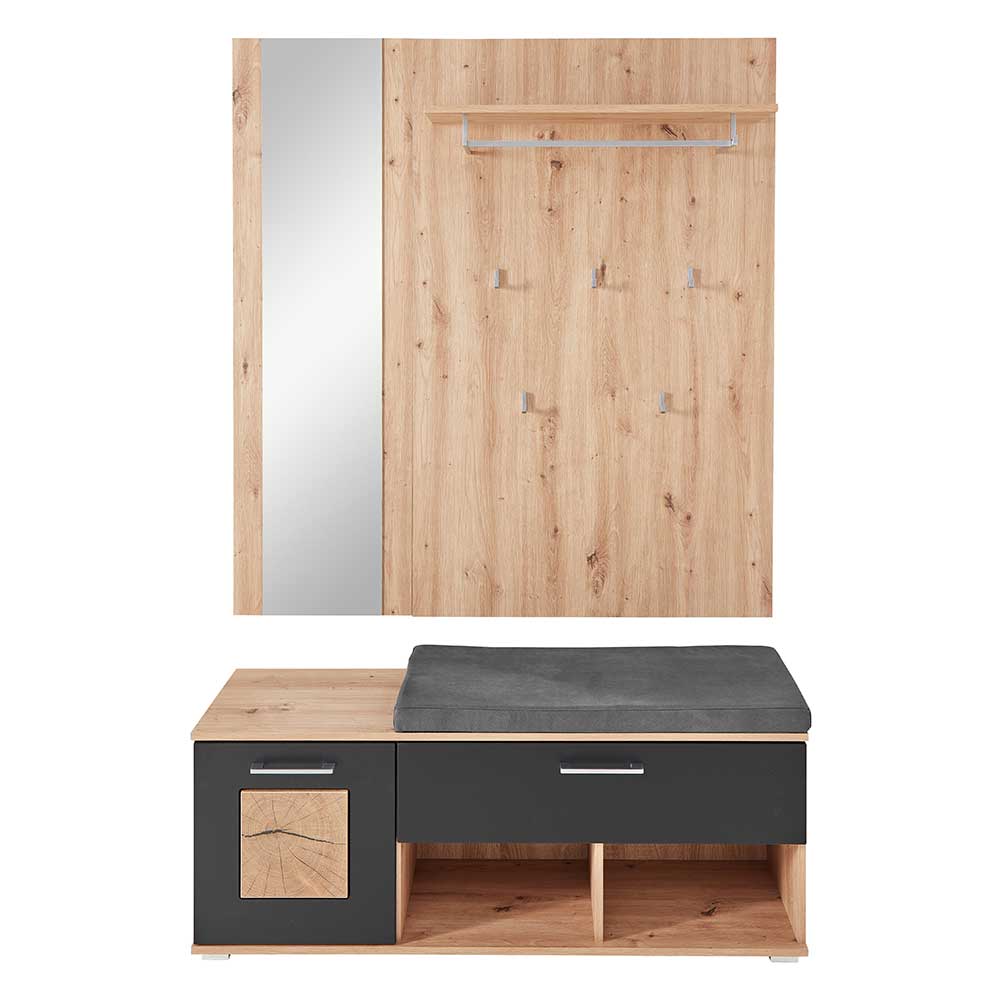 Garderobe & Flurbank modern - Zelio (zweiteilig)