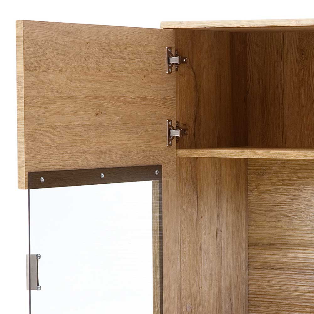 Wohnzimmer Highboard in Wildeiche Nachbildung - Iniena