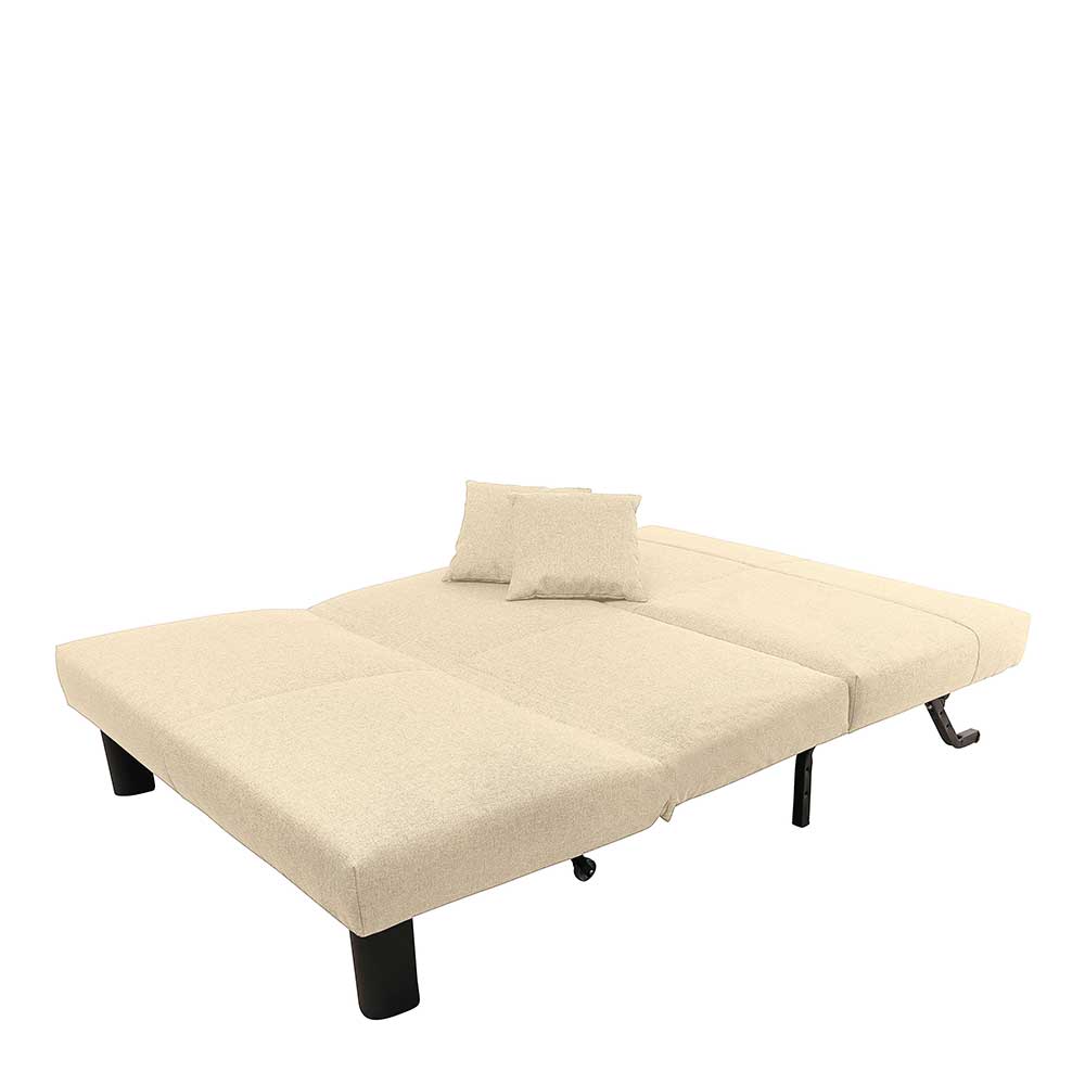 Schlafcouch in Beige und Schwarz - Setubal