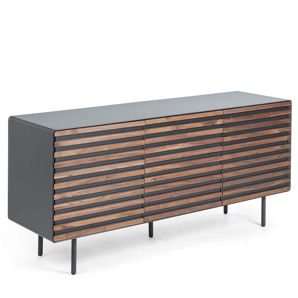 Ausgefallenes Sideboard Trupea mit Streifen Front