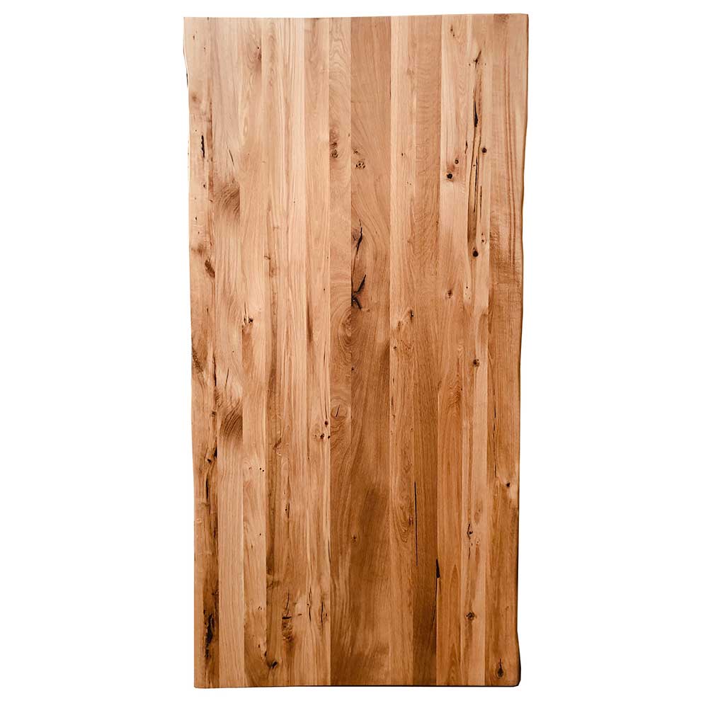 Wildeiche Holztisch 180x100 bis 240x100 cm - Ambo