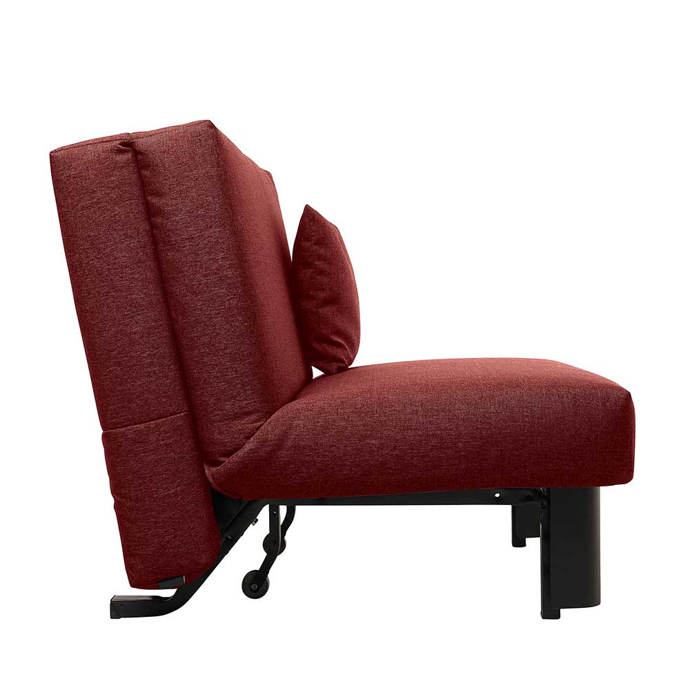 Schlafsofa in Rot Stoffbezug - Surci