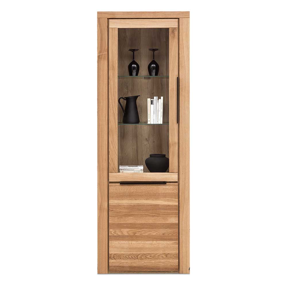 70cm breite Vitrine 2-türig - 199 cm hoch - Nelenia