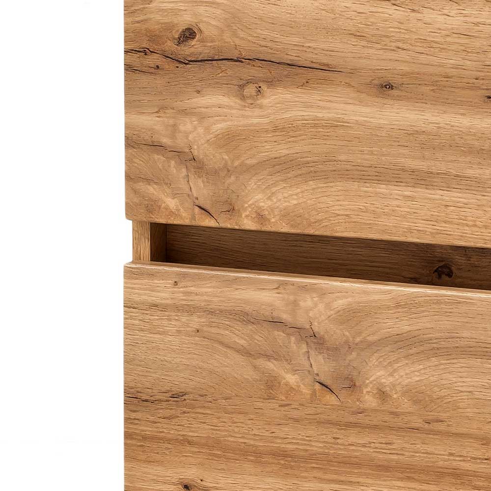 Bad Seitenschrank in Holz Optik Wildeiche - Iliam