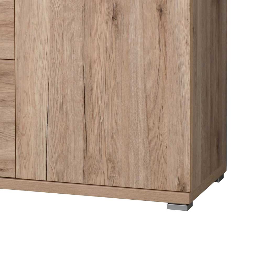 Wohnzimmer Sideboard Endrew in Eiche Sanremo