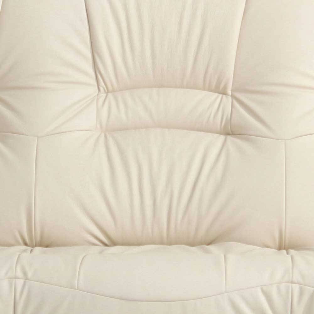 Zweisitzer Wohnzimmersofa in Beige Leder - Soloroma